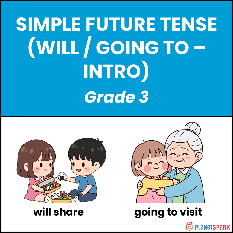 Class 3 Simple Future Tense English Worksheet